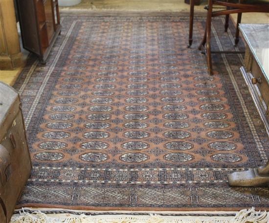 Bokara brick red rug